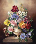 ₴ Репродукція квітковий натюрморт від 237 грн.: Натюрморт із літніми квітами