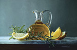 ₴ Репродукция натюрморт от 217 грн.: Лимонные сегменты с розмарином