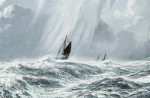 ⚓Репродукция морской пейзаж от 211 грн.: Два бриксема захвачены бурей