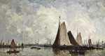 Купить от 97 грн. картину морской пейзаж: Судоходство на Маас, Роттердам