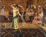 ₴ Картина бытовой жанр художника от 193 грн.: Танец семь вуалей