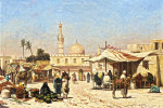 Купить от 116 грн. картину бытовой жанр: Рыночная площадь, Каир