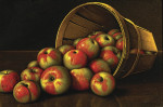 Купить от 116 грн. картину натюрморт: Опрокинутая корзина яблок