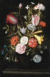 Купить от 157 грн. картину натюрморт: Цветы с тюльпанами, лилиями и гвоздиками