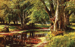 ₴ Репродукция пейзаж от 205 грн.: Лесной ручей