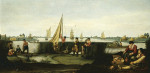 Картина бытовой жанр художника от 139 грн.: Рыбаки на берегу реки
