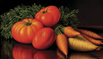 ₴ Репродукция натюрморт от 253 грн.: Томаты и морковь