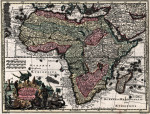 ₴ Древние карты высокого разрешения от 241 грн.: Карта Африки