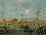 ₴ Картина городской пейзаж известного художника от 189 грн.: Венеция из лагуны Сан-Марко