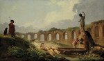 ₴ Репродукція краєвид від 261 грн.: Акведук у руїнах