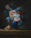 ₴ Картина натюрморт художницы от 197 грн.: Ваза с цветами и раковиной
