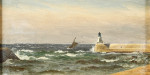 ⚓Репродукция морской пейзаж от 169 грн.: Морской пейзаж с маяком