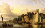 Купите картину художника от 193 грн: Ламбет с реки смотря в сторону Вестминстерского моста