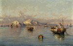 Картина море от 188 грн.: Морской пейзаж с рыбаками