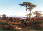 ₴ Купите картину художника высокого разрешения от 194 грн: Вид на Рим с точки зрения Монте-Марио