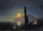 ₴ Картина пейзаж відомого художника від 207 грн.: Місячна ніч в Криму