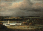 Купите картину художника от 210 грн: Обширный речной пейзаж
