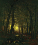 ₴ Репродукция пейзаж от 335 грн.: Вечер в лесу