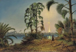 ₴ Репродукция пейзаж от 223 грн.: В поисках бегемотов на острове Замбезе
