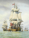 Картина море от 161 грн.: Эскадра выплывает из Спитхеда