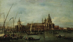 ₴ Картина городской пейзаж художника от 147 грн.: Вид на Догану и Санта-Мария-делла-Салюте, Венеция