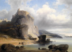 ₴ Репродукция пейзаж от 309 грн.: Вид на руины замка Девин
