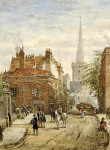 Картина городской пейзаж от 168 грн.: Церковь Святого Климента на Бридж-стрит