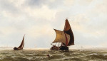 Купить картину море от 159 грн.: Корабли на Зейдерзе