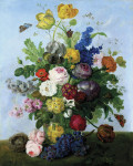 Картина натюрморт от 203 грн.: Букет цветов и гнездо