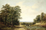 Купите картину художника от 177грн: Пейзаж со скотом