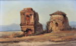 Купите картину художника от 167 грн: Древние гробницы на Виа Аппиа Антика, между Римом и Альбано