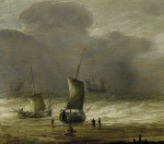 Купить картину море художника от 212 грн.: Рыбаки на берегу с доставкой в неспокойном море