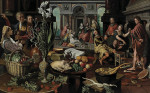 ₴ Картина бытовой жанр известного художника от 157 грн.: Христос в доме Марфы и Марии