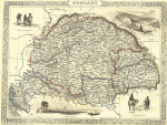 Купить старинную карту высокого разрешения от 199 грн.: Венгрия