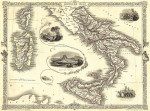 ₴ Стародавні карти високої роздільної здатності від 309 грн.: Південна Італія