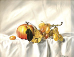 Купить картину натюрморт от 204 грн.: Яблоки и виноград