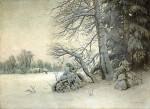₴ Картина пейзаж художника от 181 грн.: Зимнее утро
