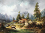 Картина бытовой жанр известного художника от 194 грн.: На горном пастбище