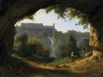₴ Картина пейзаж художника от 186 грн.: Вид Тиволи из грота