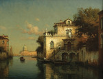 Картина городской пейзаж от 199 грн.: Утренний разговор, Венеция