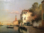 ₴ Репродукция городской пейзаж от 241 грн.: Овощной рынок, Венеция