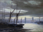⚓Репродукция морской пейзаж от 241 грн.: Отлив на Темзе