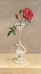 ₴ Репродукція натюрморт від 187 грн.: Троянда у венеціанській склянці