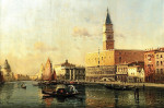 Картина городской пейзаж от 179 грн.: Дворец Дожей, Большой канал