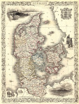 ₴ Стародавні карти високої роздільної здатності від 257 грн.: Данія