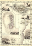 ₴ Стародавні карти високої роздільної здатності від 268 грн.: Острови в Атлантиці