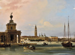 Картина городской пейзаж от 194 грн.: Вход в Большой канал у Санта-Мария делла Салюте