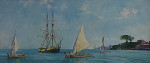 Купить картину море современного художника от 124 грн.: Карибское торговое судно