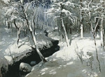 Купить картину пейзаж художника от 194 грн: Ручей в лесу