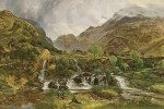 Купить картину пейзаж художника от 179 грн: Мельница на потоке в Уэльсе